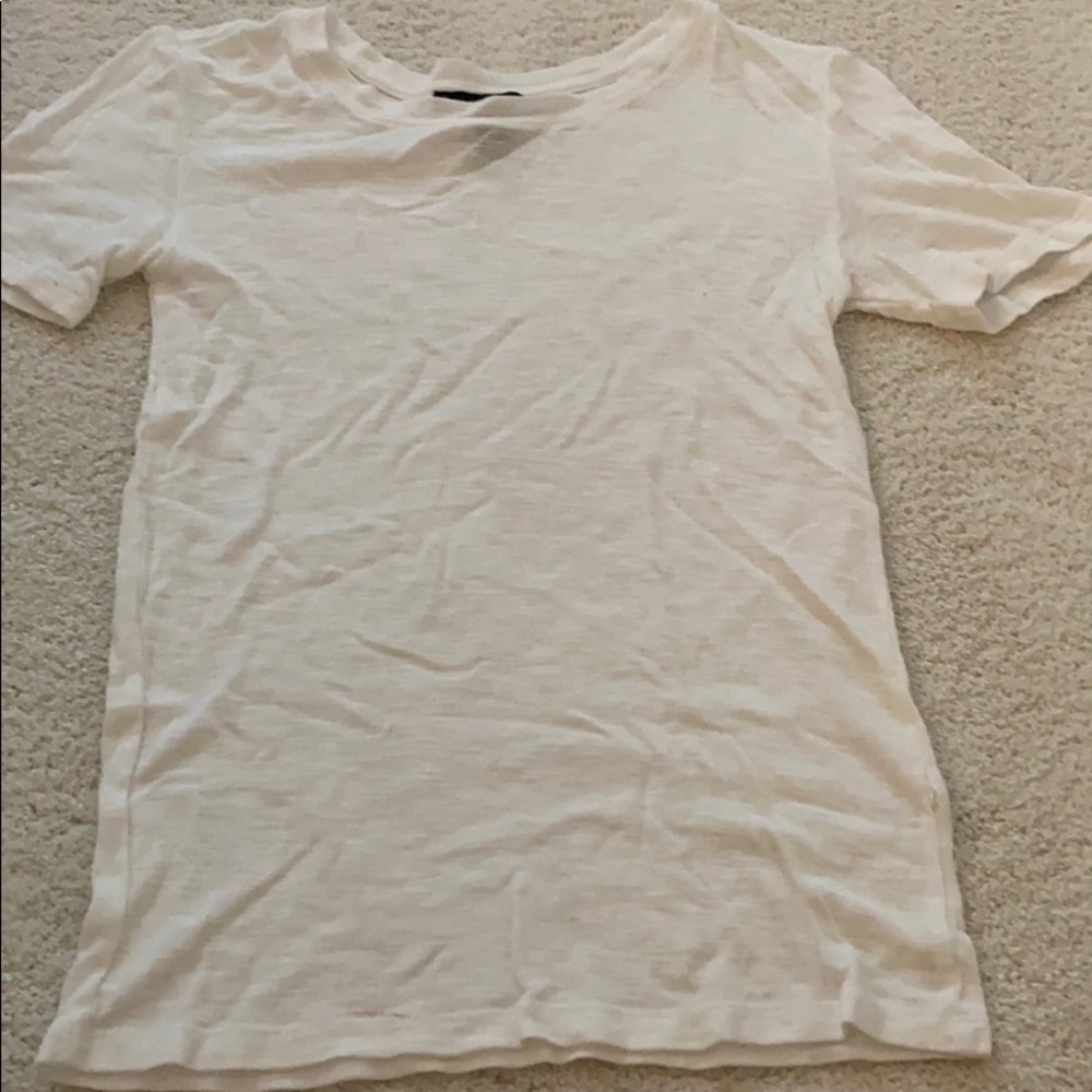 Tight see through basic t-shirt